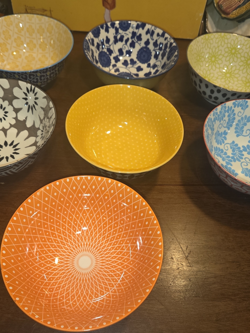 Certified International Chelsea Cereal Bowls A et Of 7